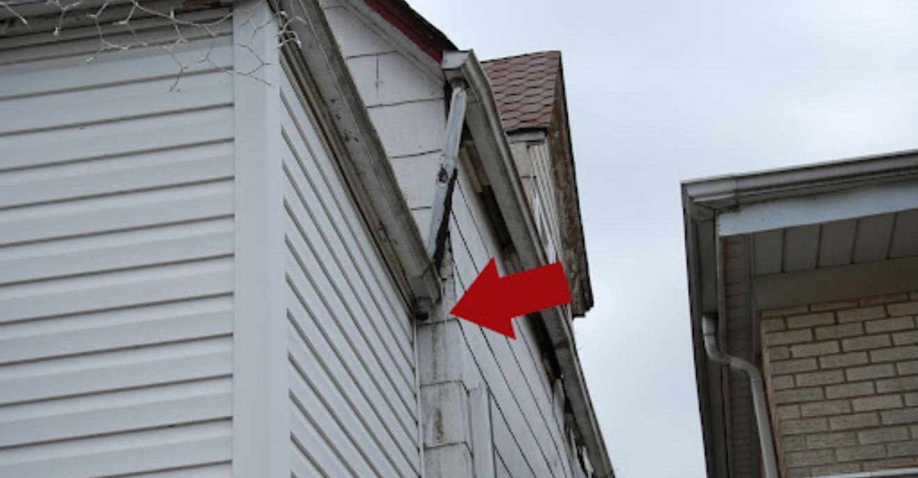 Downspout repairs and replacements